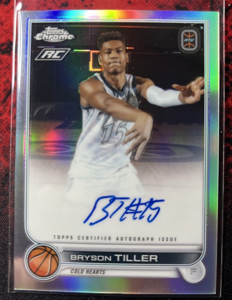 2022 OTE Bryson Tiller Autograph Refractor