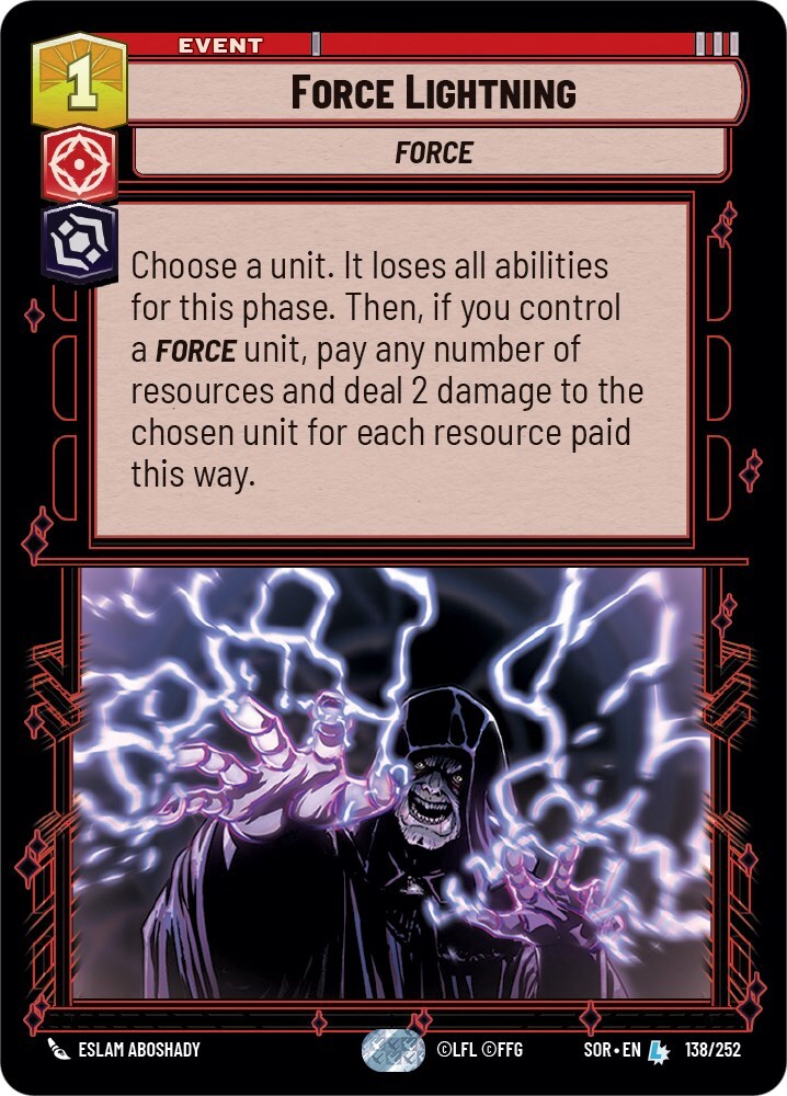 Force Lightning, Spark of Rebellion