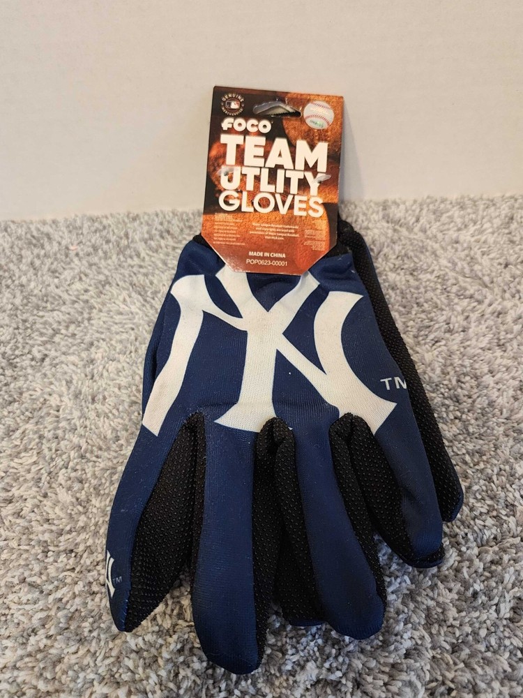 New York Yankees MLB Team All Purpose Utility Work Gloves New with Tags
