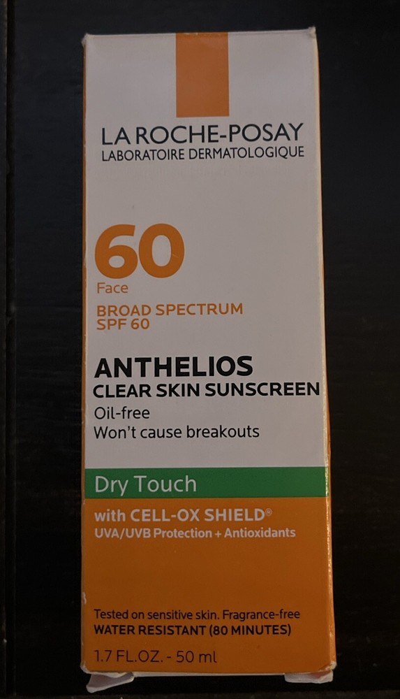 La Roche-Posay Anthelios Clear Skin Oil-Free SPF 60 Dry Touch 1.7oz