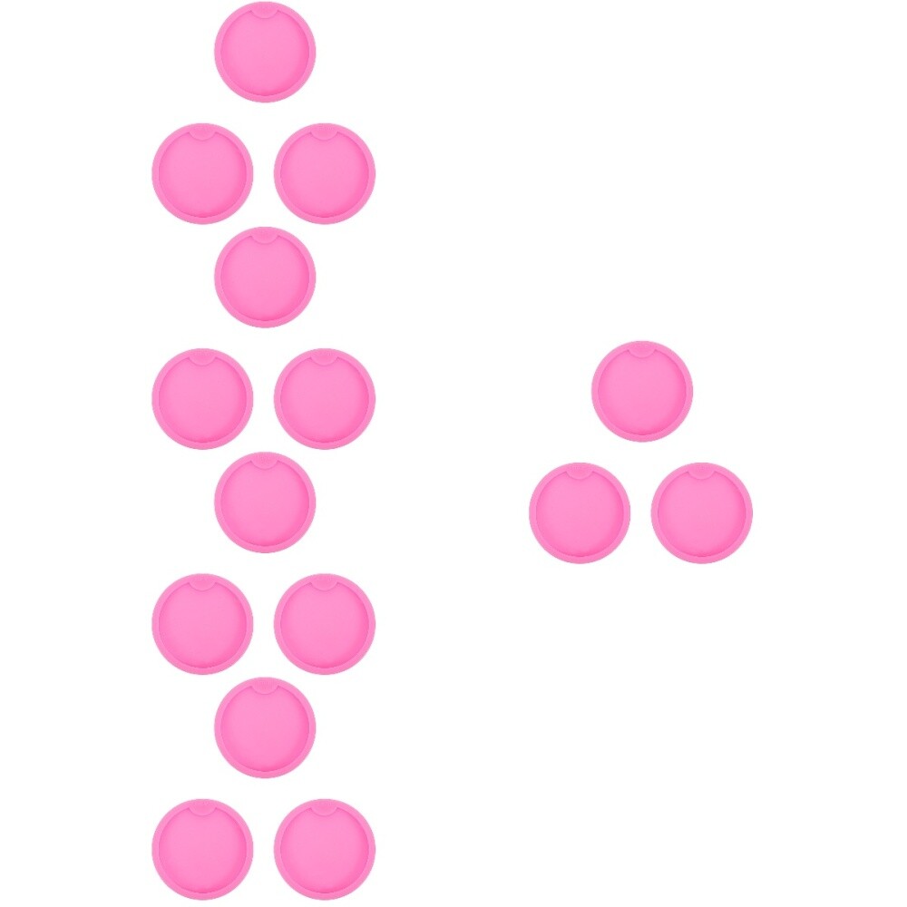 5 Pieces Pot Lids Precision Carved Aluminum Mold Keychain Flexible