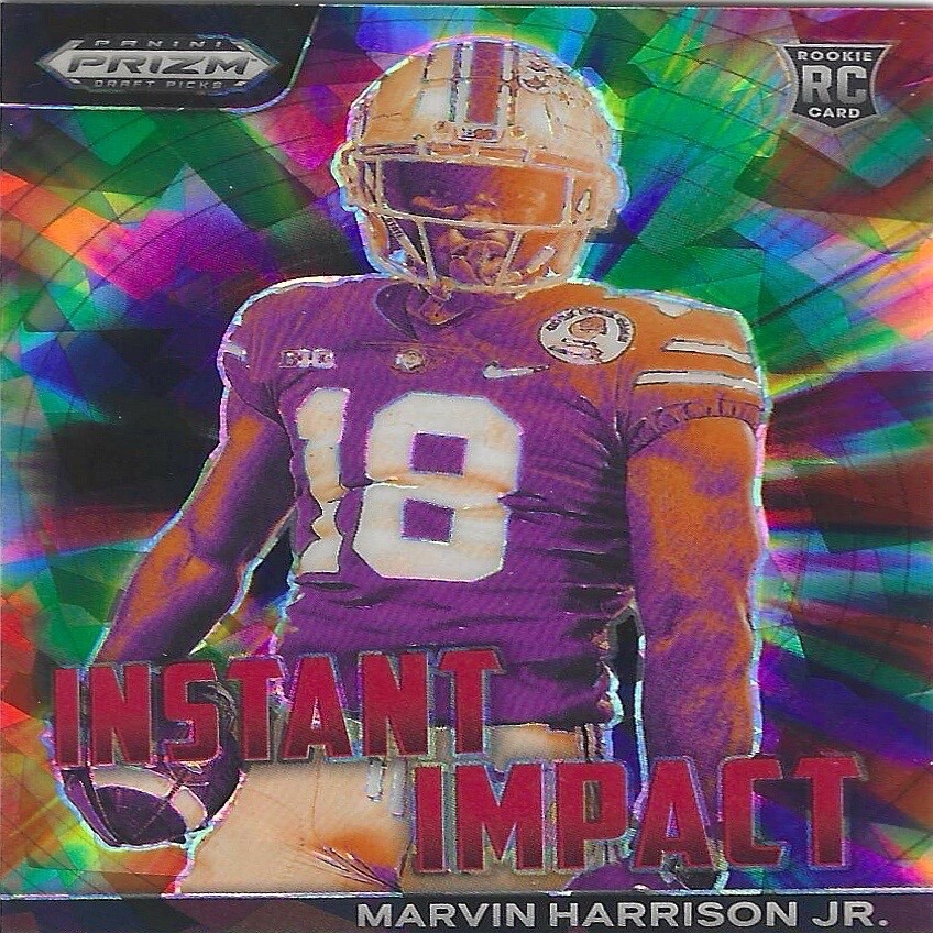 2024 Panini Prizm Draft Picks - Instant Impact Red Ice Prizm #II-MHJ Marvin...