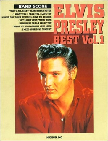 BAND SCORE ELVIS PRESLEY BEST Vol.1 Japan Music Book book form JP