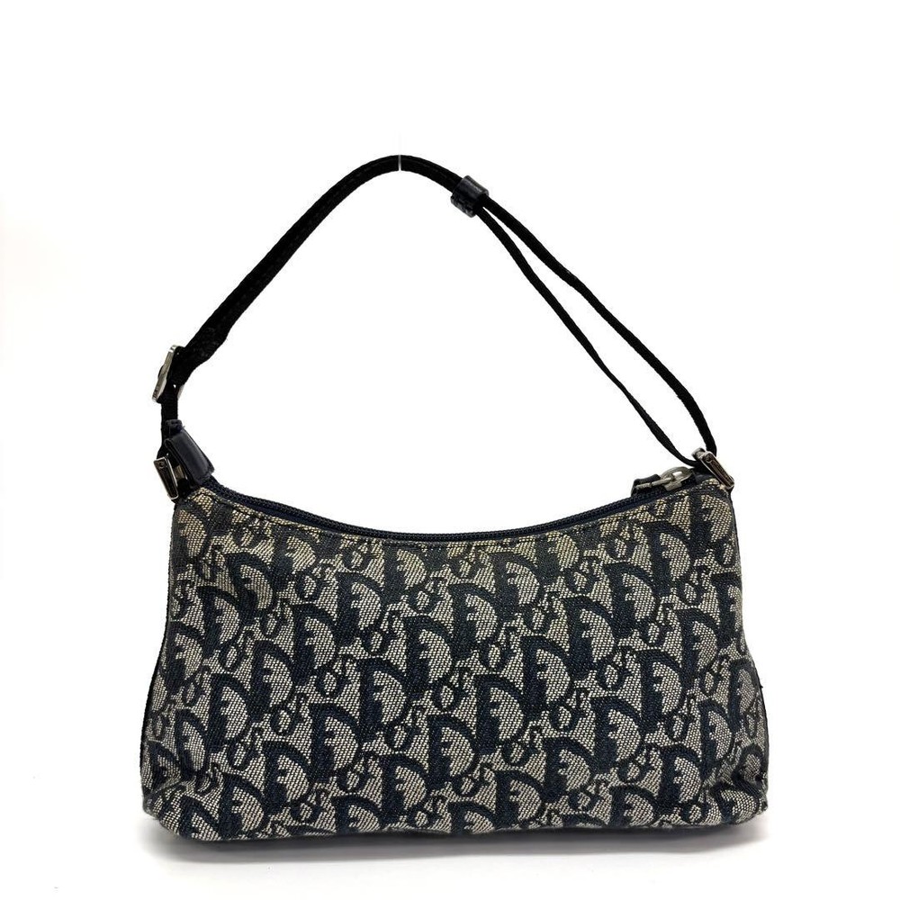 Dior Trotter Monogram Canvas Handbag Vintage Style