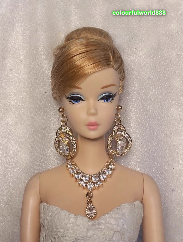 Necklace Earrings Jewelry For Fashion Royalty Integrity Poppy Parker NuFace Doll