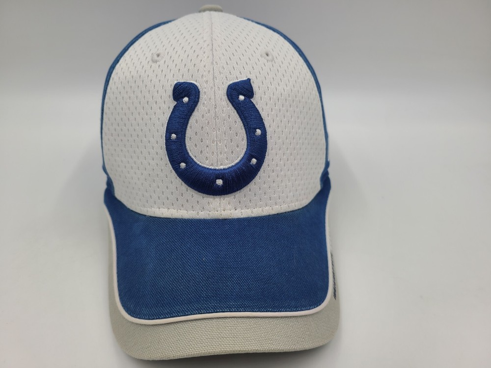 Indianapolis Colts Reebok Adjustable NFL Hat for Men & Women in White and Blue
