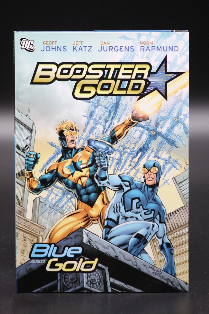 Booster Gold (2008) HC/DJ #2 1st Print Blue & Gold Geoff Johns Dan Jurgens NM