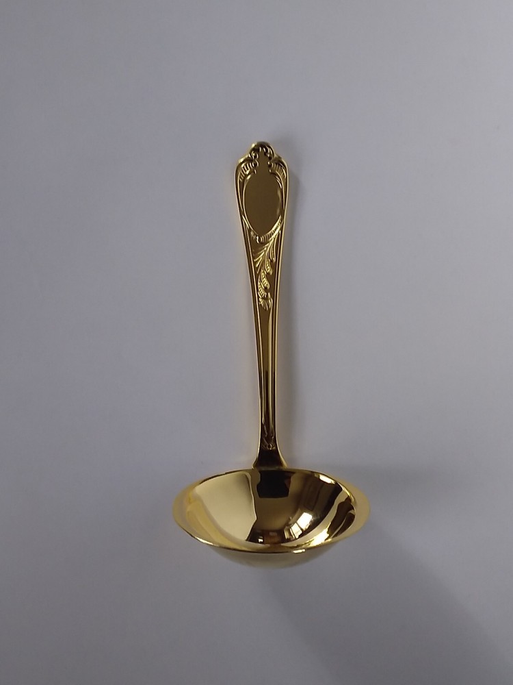 HARTVERGOLDET 23/24 K Gold Plated Gravy Ladle Solingen Germany