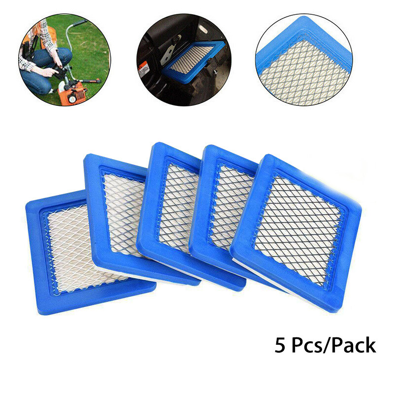 5-Pack Lawn Mower Air Filter Fits Briggs & Stratton 491588 491588S 399959