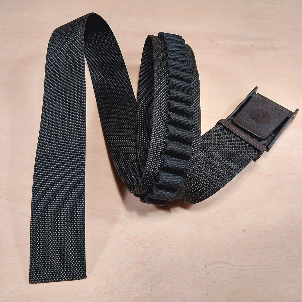 Uncle Mikes 51” Long 2” Wide Nylon Sidekick Handgun Ammo 20 Round Cartridge Belt
