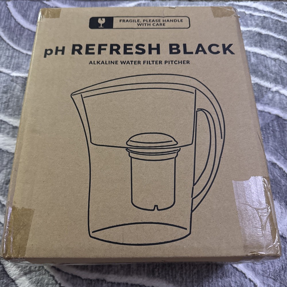 Invigurated pH Restored Red Alkaline Water Filter Great Tasting Water Pitcher