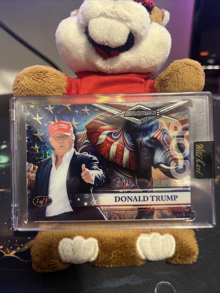2025 Wildcard Alumination Donald Trump GOP 1/1 Silver Mojo