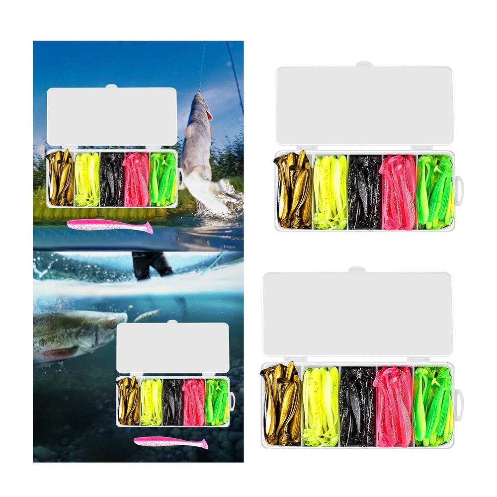 100 Soft Fishing Lures for Freshwater and Saltwater Anglers