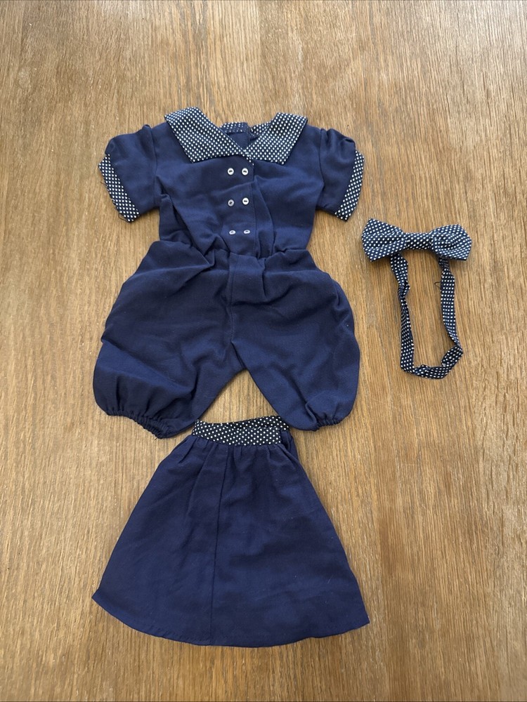 PLEASANT COMPANY American Girl SAMANTHA Bathing Costume 1997 swim suit skirt