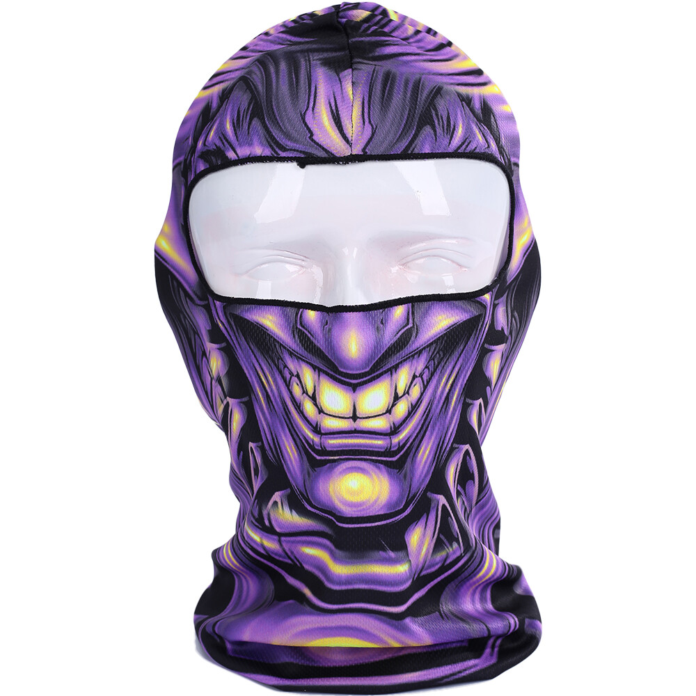Balaclava Ski Mask Motorcycle Helmets Liner Neck Gaiter Luminous Hood Headwear