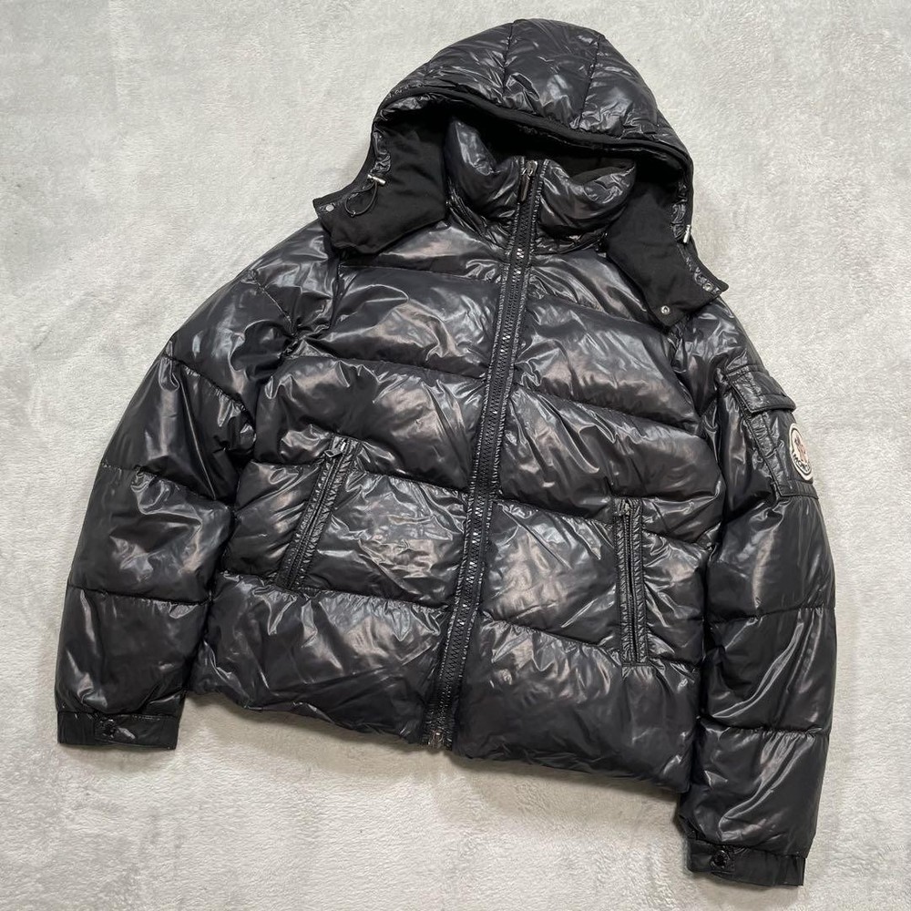Moncler Himalaya Black Down Jacket Size 1 Warm Winter Coat