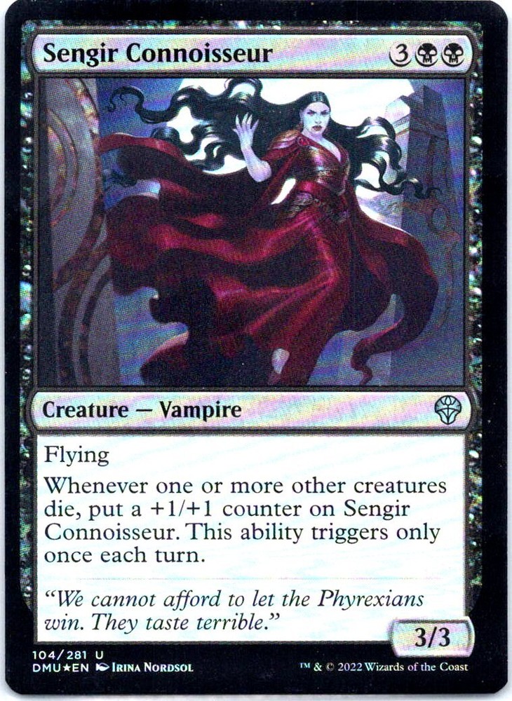 Sengir Connoisseur FOIL MTG Dominaria United Uncommon #104
