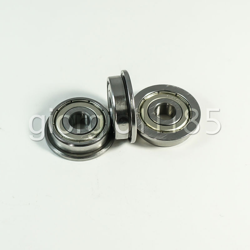 US Stock 10pc F678zz Mini Metal Double Shielded Flanged Ball Bearings 8x12x3.5mm