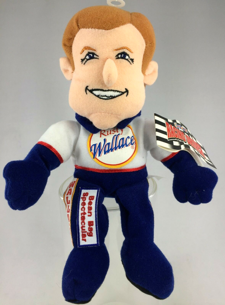 Rusty Wallace Bean Bag Plush Vintage 9