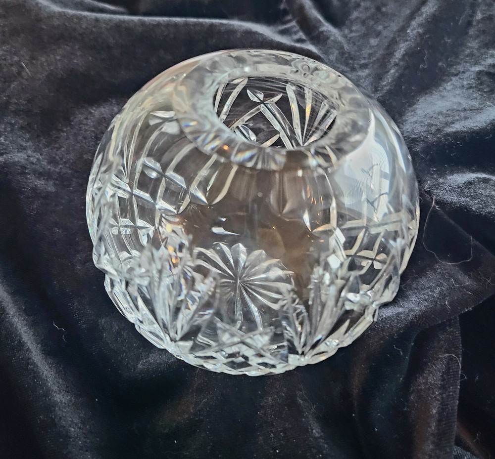 waterford crystal rose bowl vase