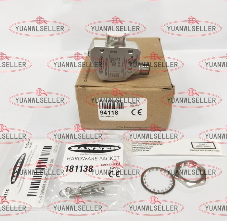 1x New Q4XTBLAF300-Q8 BANNER sensor Photoelectric switch