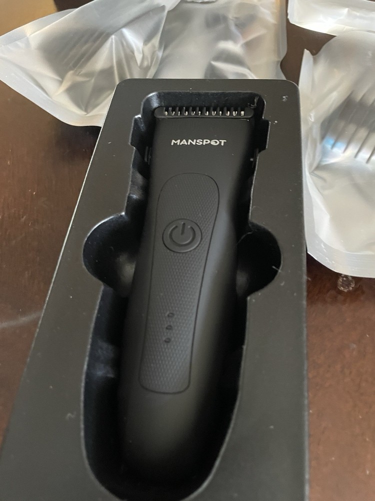 Manspot Electric Groin & Body Hair Trimmer for Men - Safe Ball & Manscaping Trimmer  