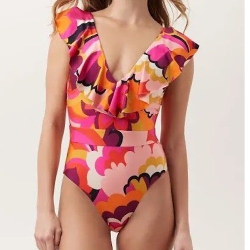 Trina Turk Women's Fan Faire Ruffle Women's Size 4