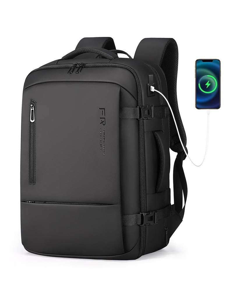 Flight-Approved Travel Backpack for Men with USB Charging Port