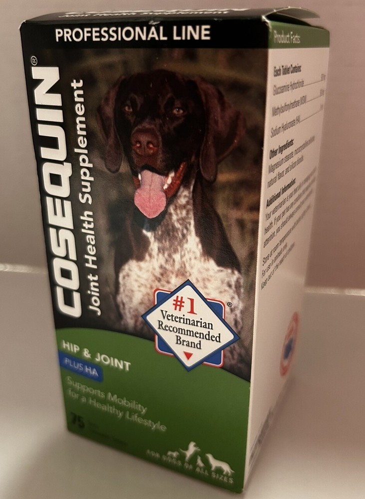 Cosequin Joint Health Supplement Hip & Joint PLUS HA 75 Tasty Chewable Tablets