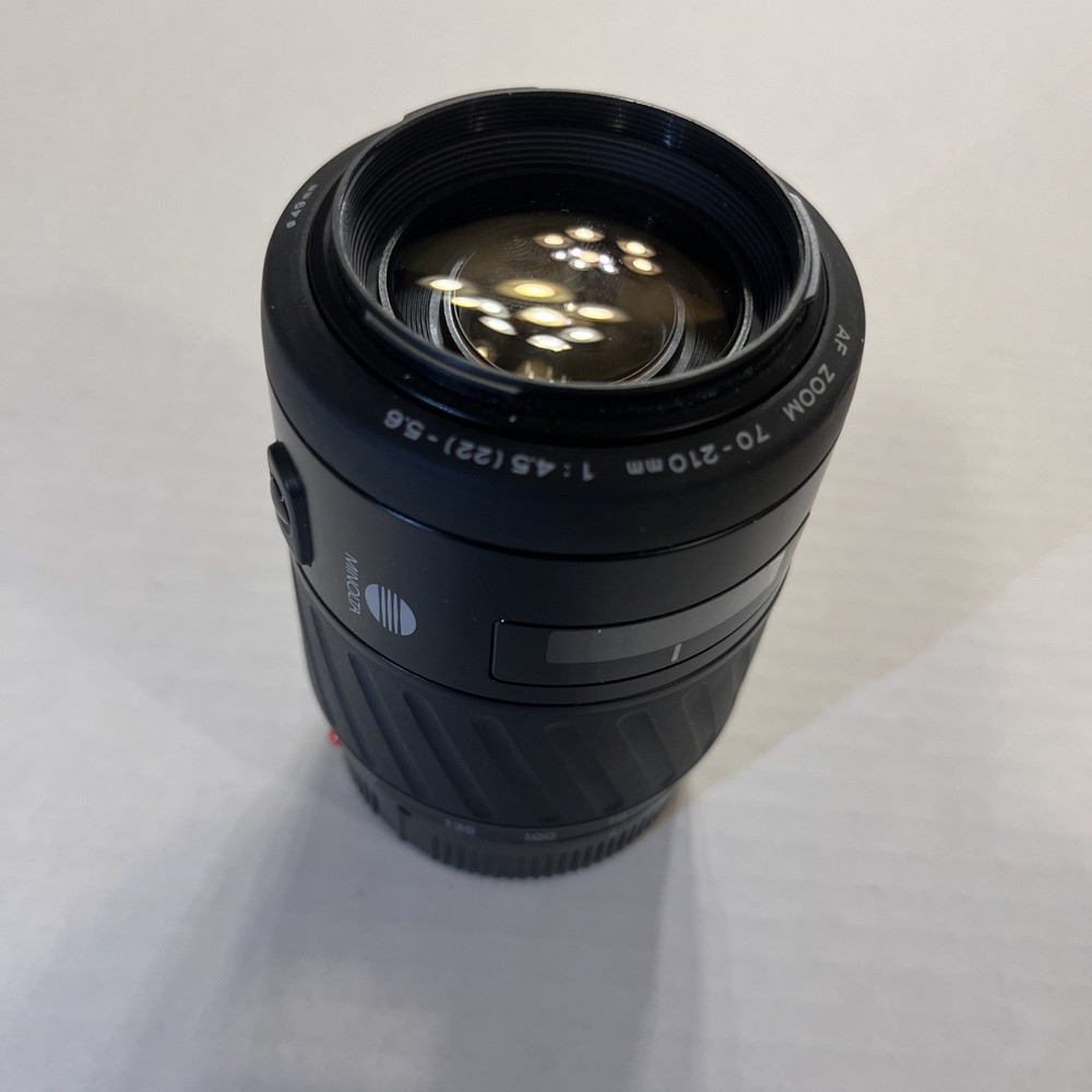 Minolta AF Zoom 70-210mm f/4.5-5.6 Lens 49mm Filter Tested Working