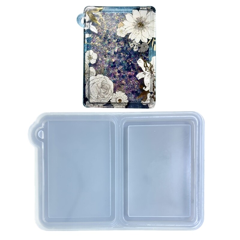 Silicone Shaker Molds for Resin Jewelry and Pendant Crafting
