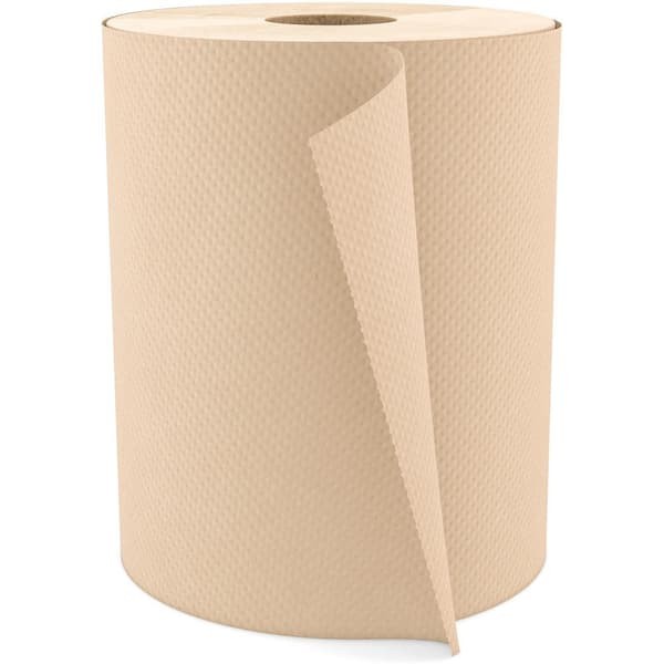 Natural Hardwound Paper Towels 12-Roll Pack