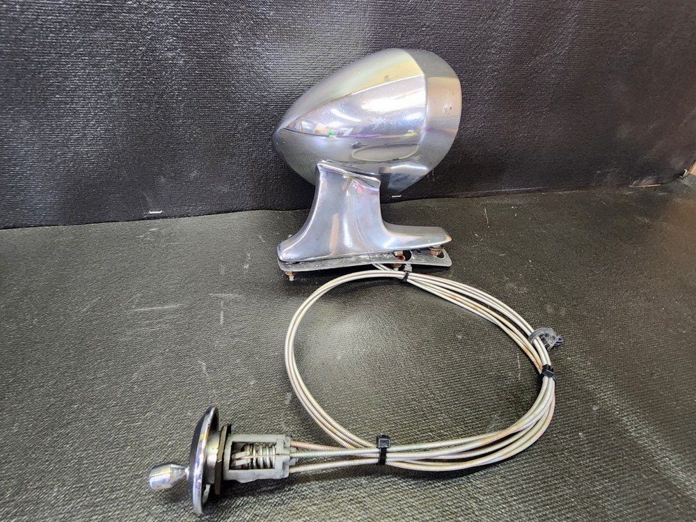 1975-1979 Dodge Cordoba Chrome Driver Side Mirror B Body Mopar Chrysler OEM