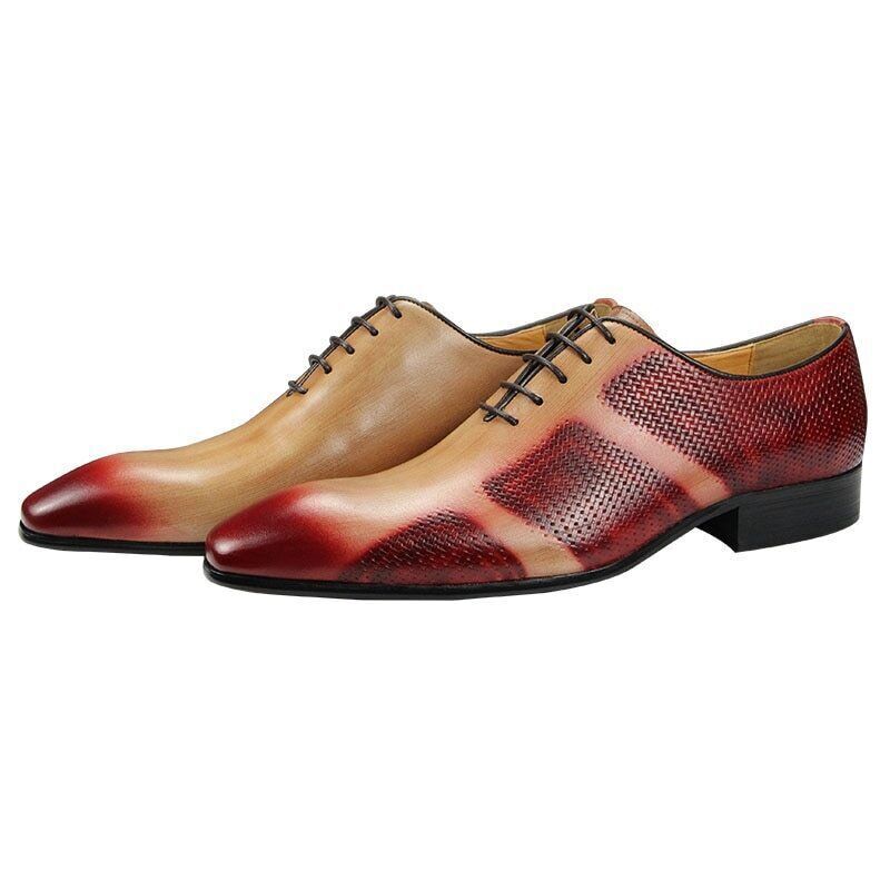 2023 new Men's formal shoes Lace-up shoes Adult comfortable