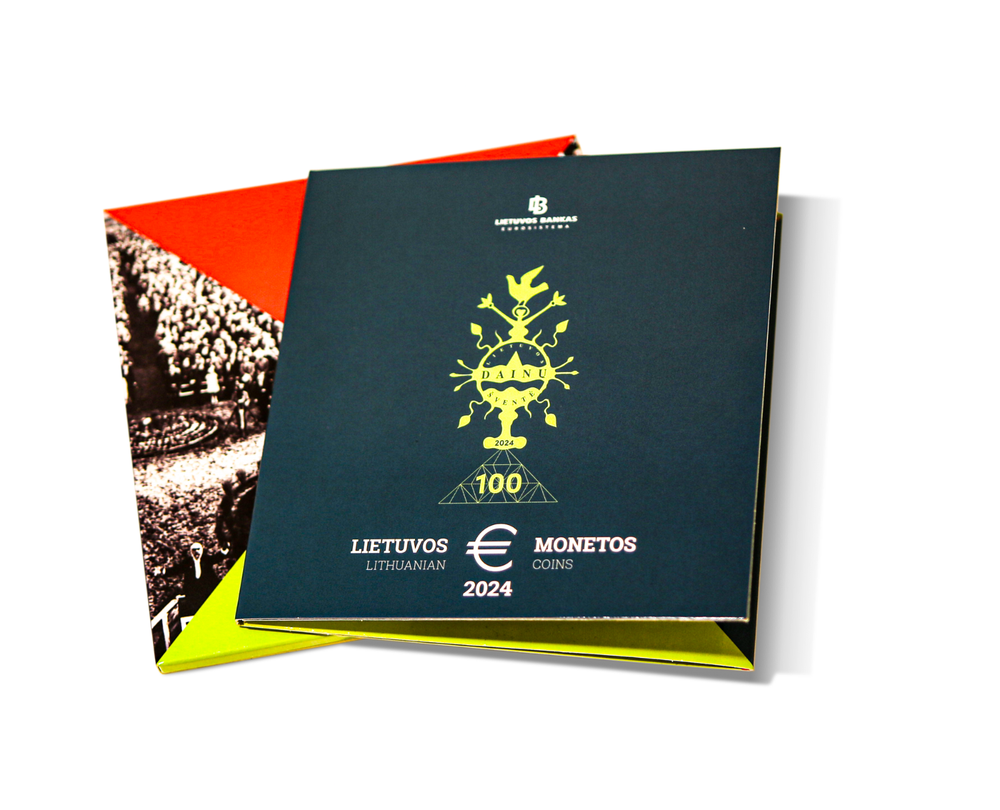 PRESALE! LITHUANIA 2024 1ct - 2 Euro BU Coin set KMS 3,88 euro-image