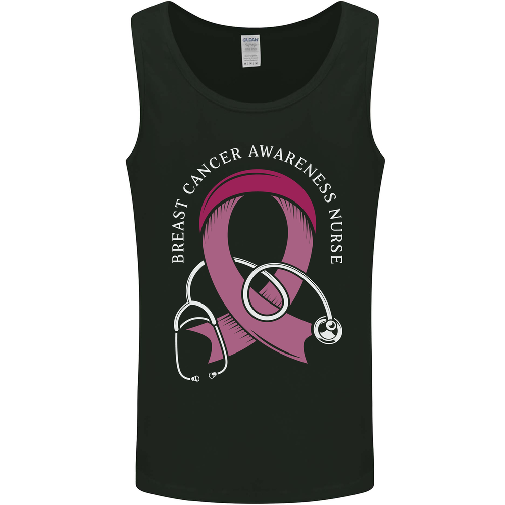 Breast Cancer Nurse Mens Vest Tank Top