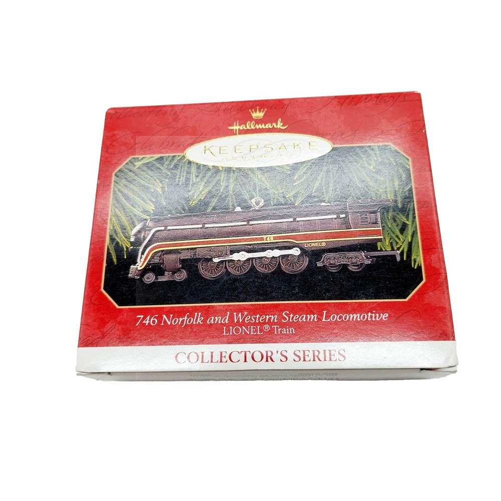 Hallmark Lionel Train Ornament Norfolk Western Steam Locomotive 746