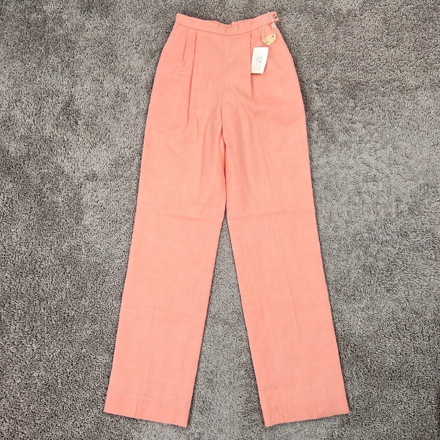 Women's Nantucket Linen Pants in Salmon for Coastal Resort Yacht Club USA