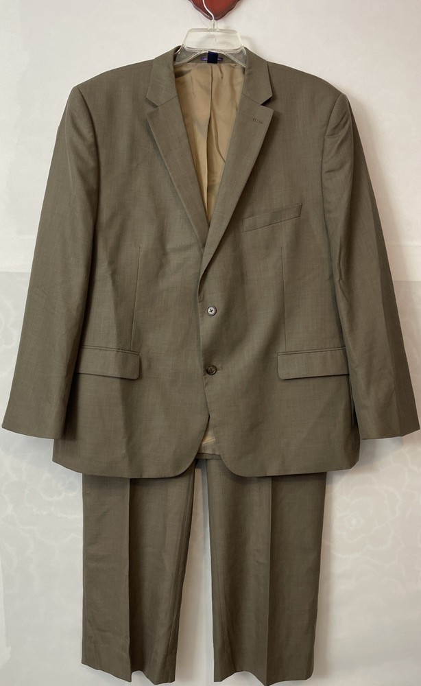 The Savile Row Co London Bromley Brown 50R Jacket & 48x29 Pant Suit Set! A1055
