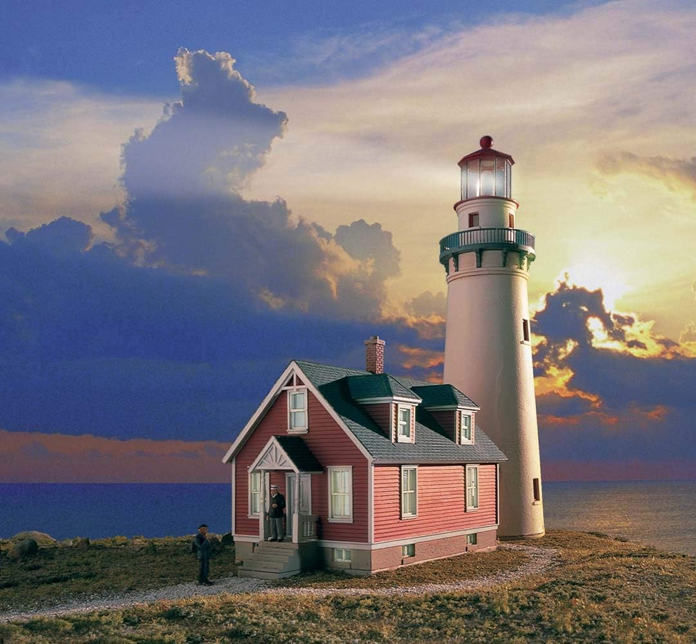HO Scale Rocky Point Lighthouse Kit