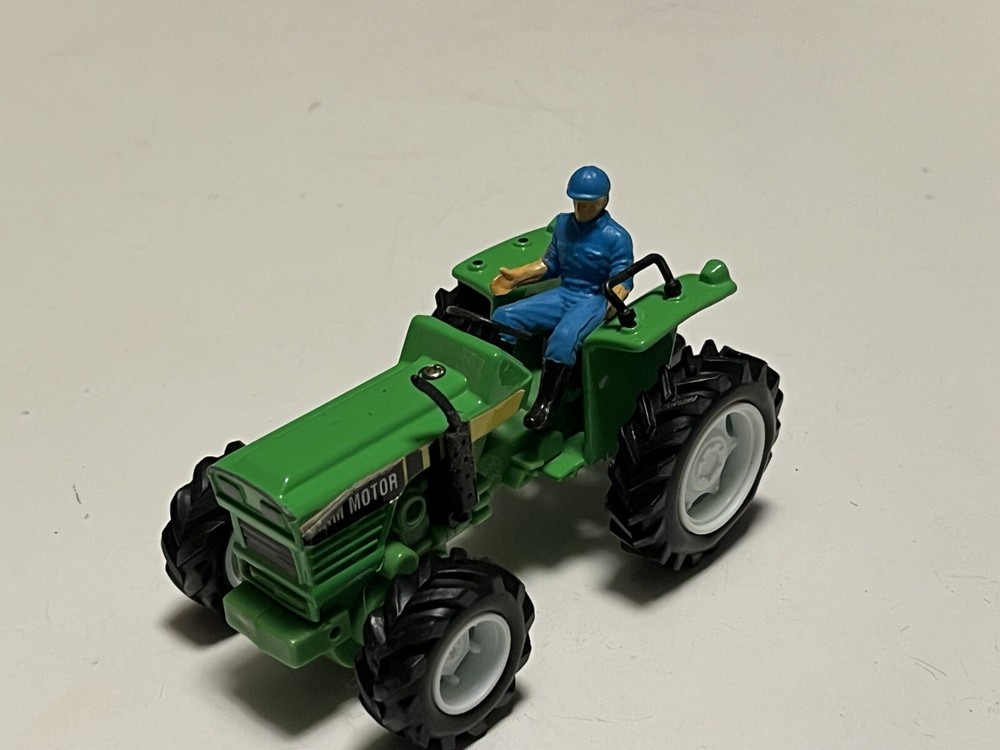 Vintage NEW RAY Model  - FARM TRACTOR DIGGER rare green, Die Cast Friction