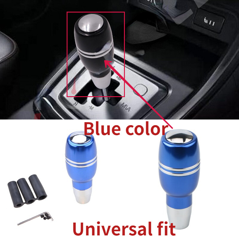 Universal Blue Aluminum Automatic Auto Car Gear Stick Shift Knob Shifter Lever