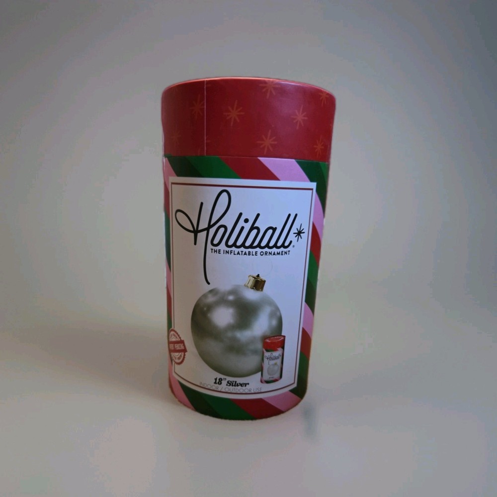 Holiball  18” Inflatable Decorative Ornament Large - Silver