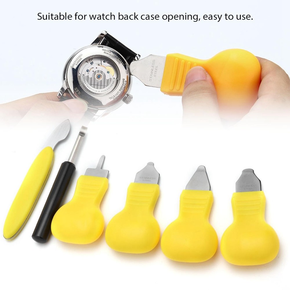 7Pcs Watch Back Case Opener Kit with Pry Blade Knife for Watchmakers