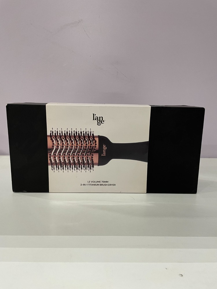 L'ANGE HAIR Le Volume 75mm 2-in-1 Titanium Blow Dryer Brush / Hot Air Brush