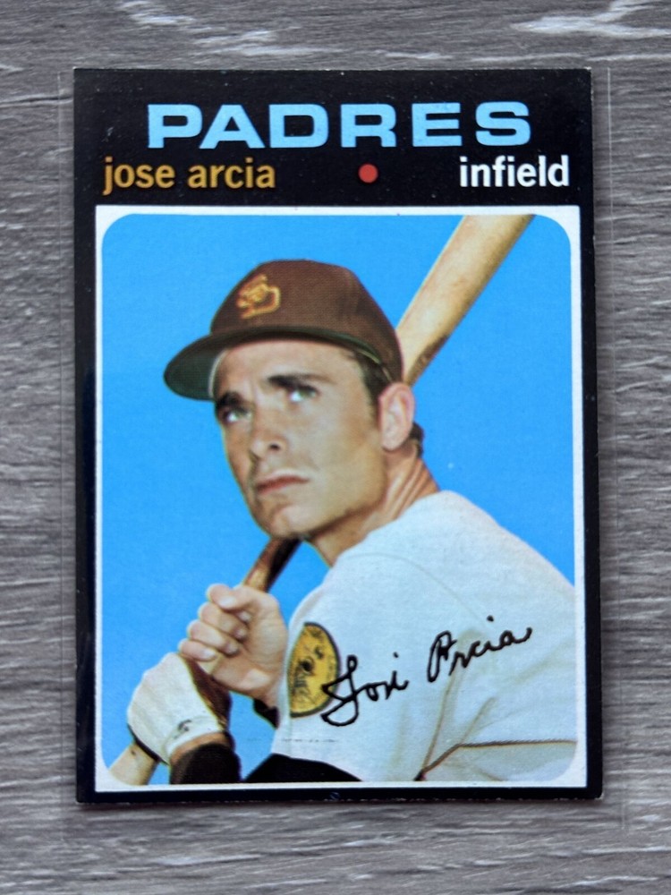 1971 Topps #134 Jose Arcia San Diego Padres Baseball Card