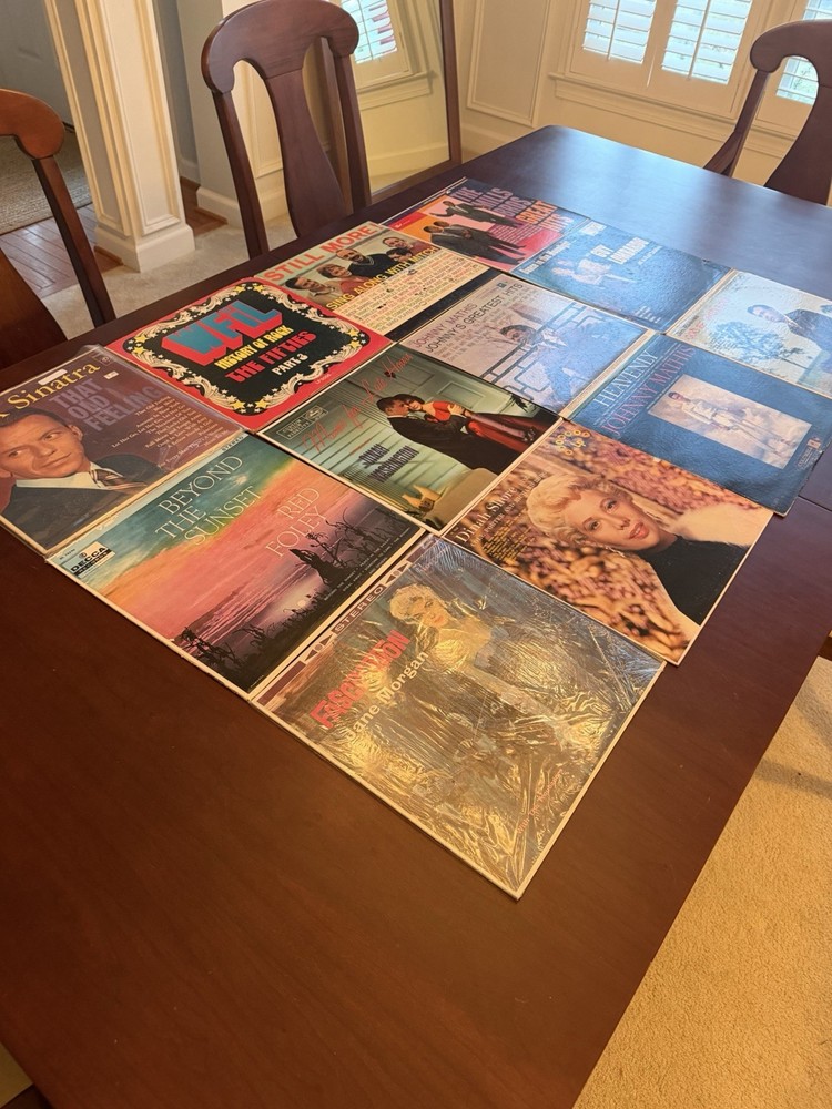 Lot of 13 Vintage Vinyl LPs Various 50s Artists See Description and Pics