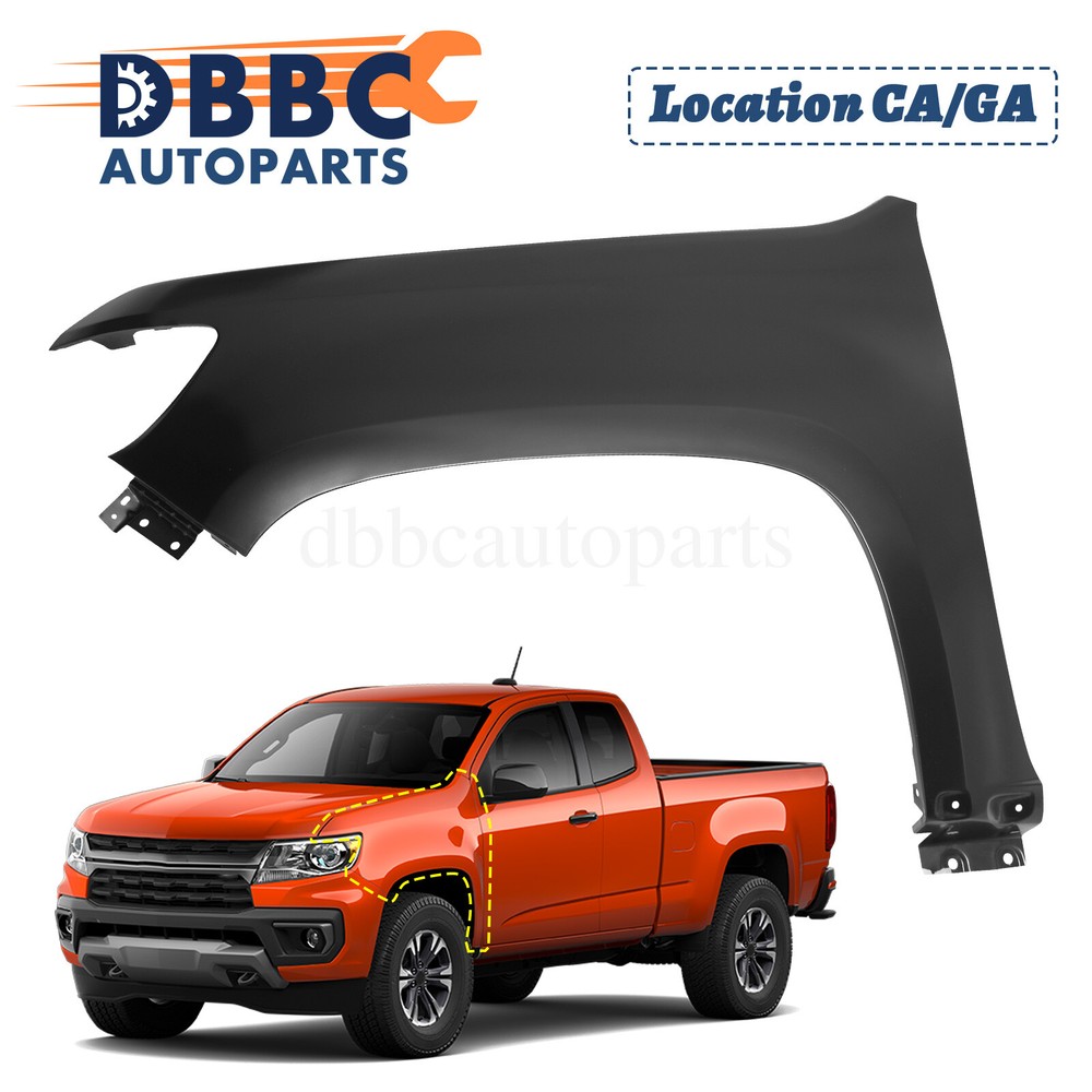 2015-2022 Chevy Colorado Left Driver Side Primed Steel Fender GM1240404