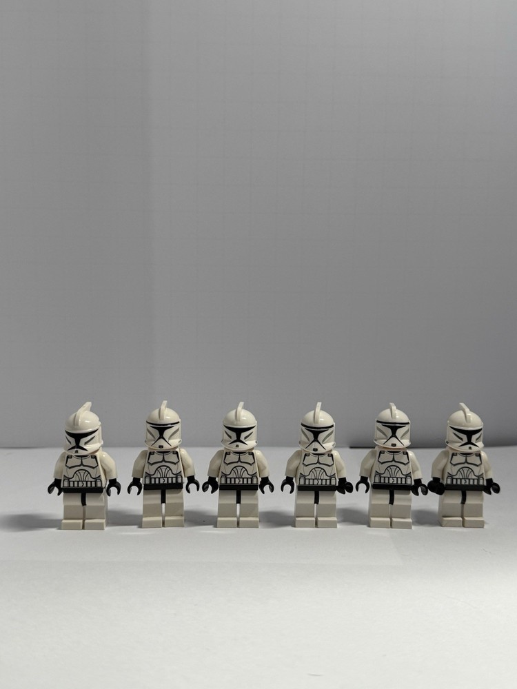 LEGO Star Wars Clone Troopers Minifigure Lot (6) The Clone Wars Gen 1