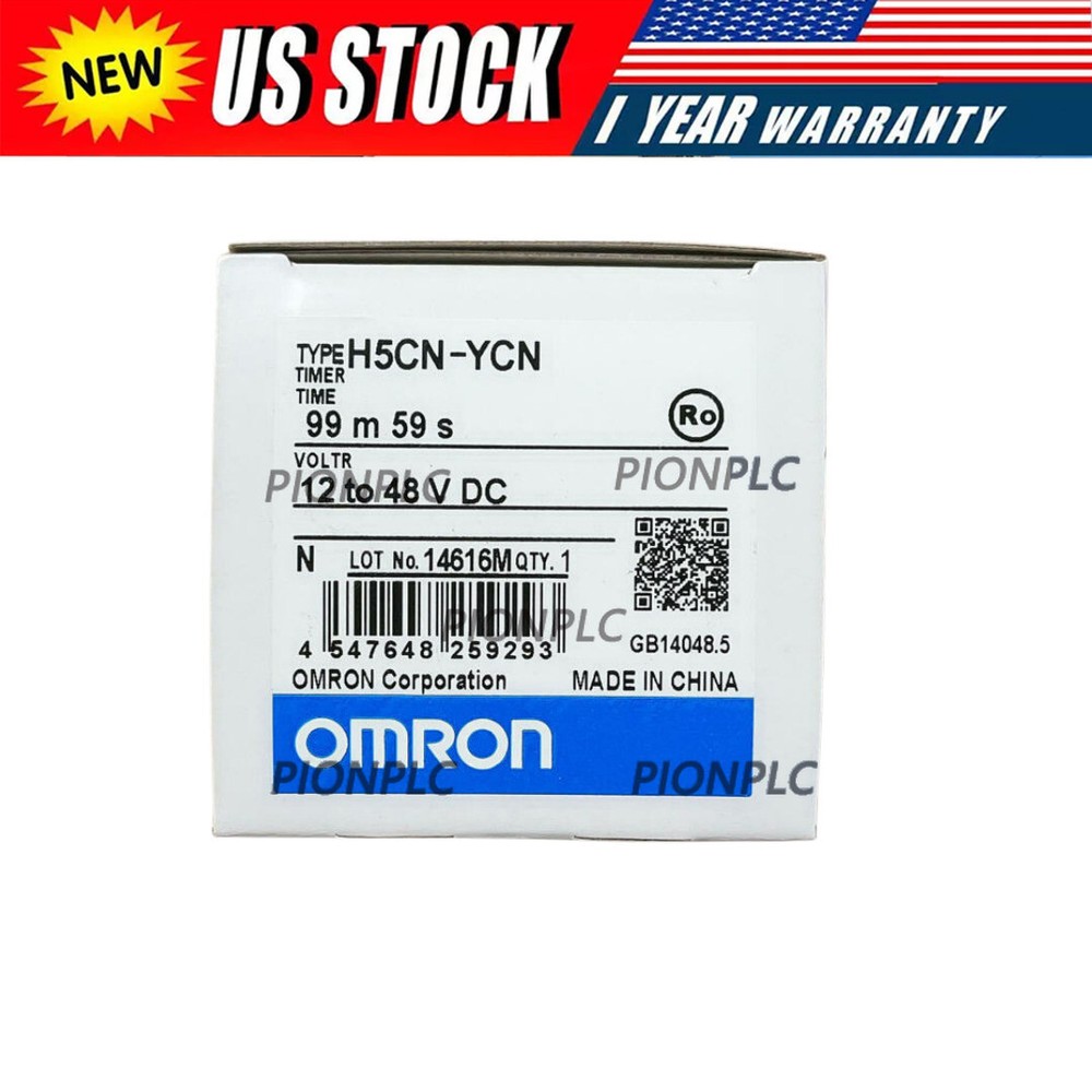 New In Box OMRON H5CN-YCN Timer Relay #XG2